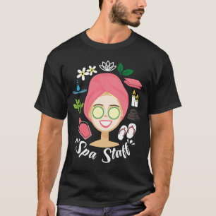 Spa Staff Party Squad Aesthetician Beautician T-Shirt