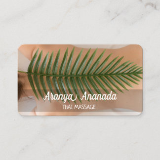 Spa Thai Massage Business Card