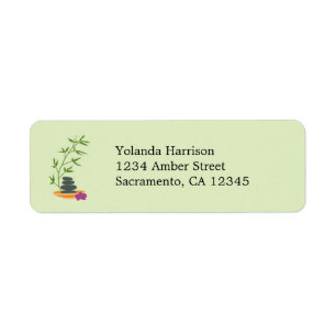 Spa Theme Address Label
