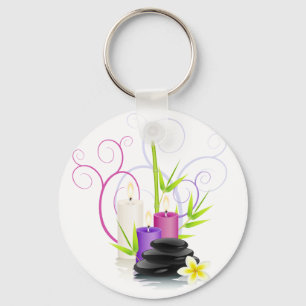 Spa theme key ring