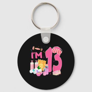 Spa Themed 13th Birthday Party 13 Year Old Girl Key Ring