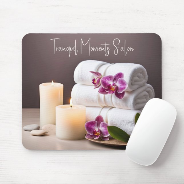 Spa Therapy Salon Mouse Mat (With Mouse)