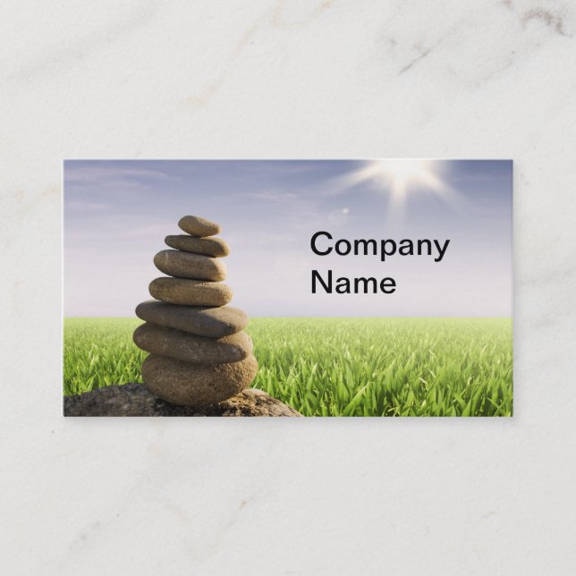 Spa Wellness Massage business cards (Front)