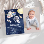Space 1st Birthday Party First Trip Around The Sun Invitation<br><div class="desc">Space 1st Birthday Party First Trip Around The Sun Invitation</div>