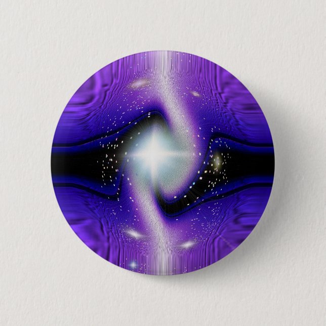 Space 6 Cm Round Badge (Front)