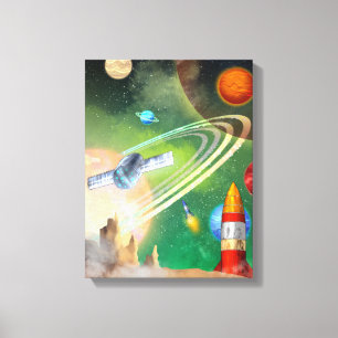 Space Above and Beyond(ver2) Canvas Print