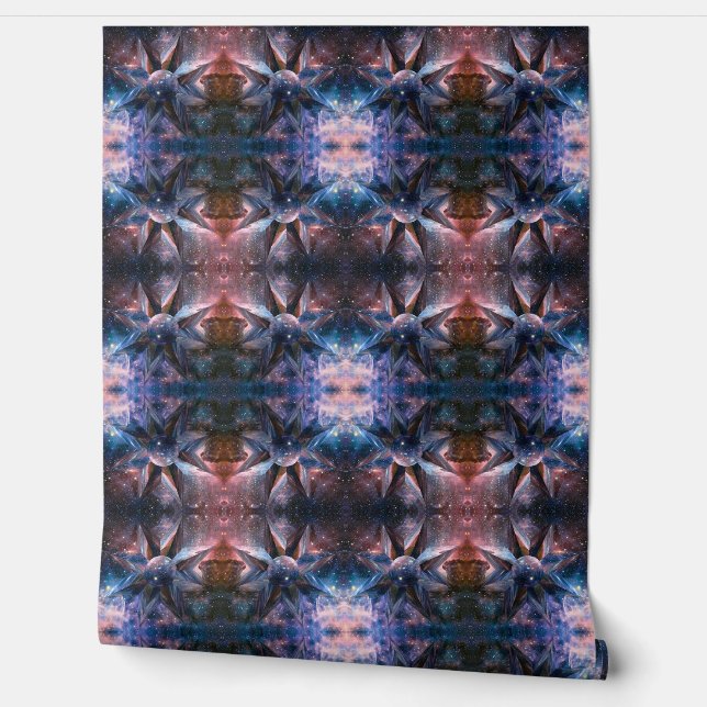 Space Abstract Galaxy Design Ornaments Wallpaper (Unrolling)