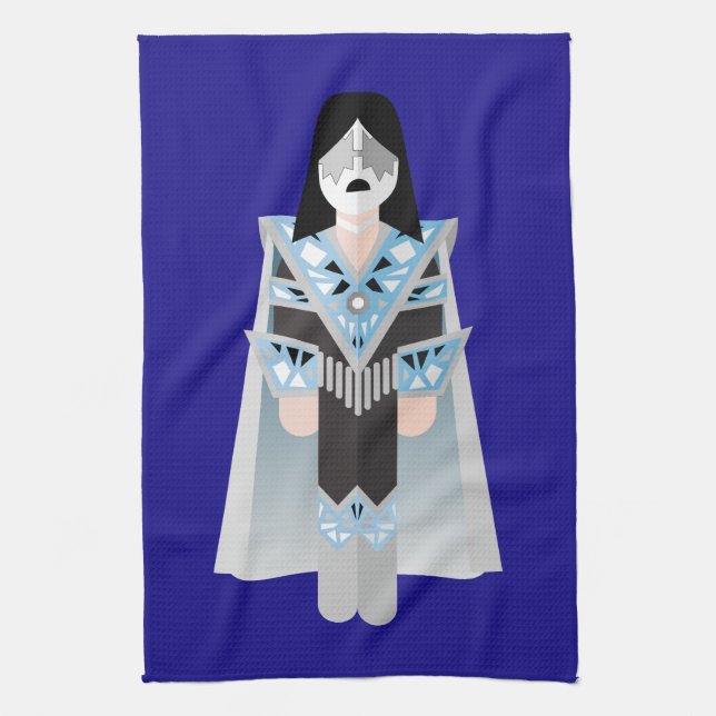 Space Ace – Cosmic Rock Kitchen Towel (Vertical)