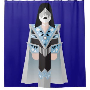 Space Ace – Cosmic Rock Shower Curtain