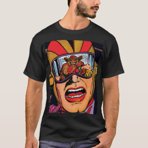 Space Action #2 Vintage Sci Fi Comic Book Cover T-Shirt