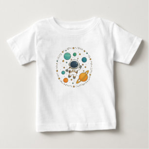 Space Adventure 1st Birthday   Outer Space Baby T-Shirt