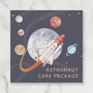 Space Adventure Astronaut Favour Tags