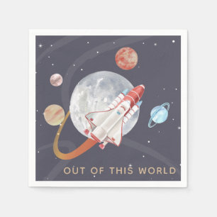 Space Adventure Astronaut Out of this World Napkin