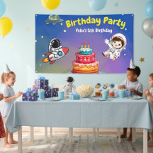 Space Adventure Birthday Invite