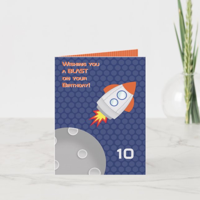 Space Adventure Card (Front)