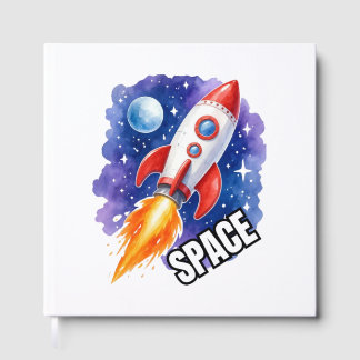 Space Adventure Poster | Adventure Awaits Among Guest Book