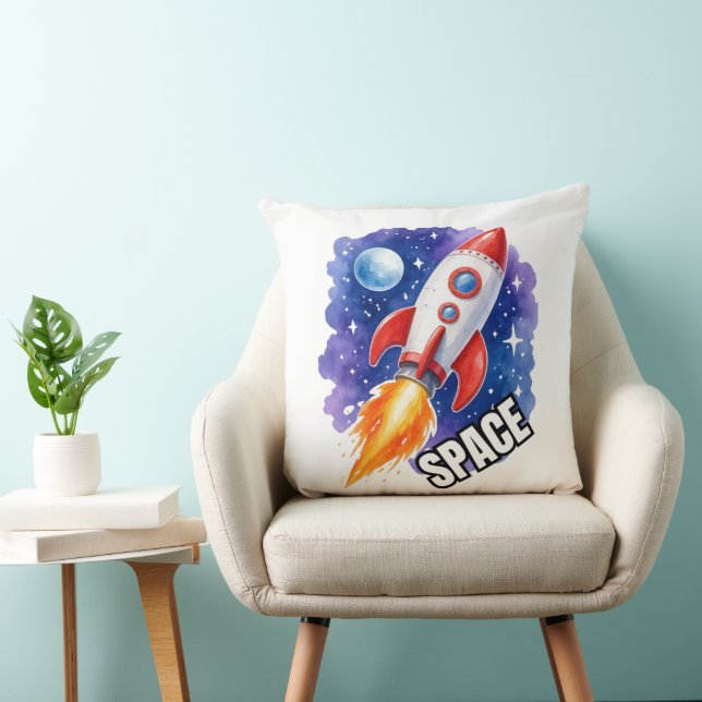 Space Adventure Poster | Adventure Awaits  Cushion (Chair)