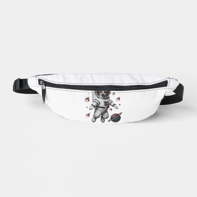 Space Adventure With A Dog Astronaut Bum Bags (Front)
