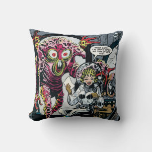 Space Adventures #12 Funny 50s Retro Sci Fi Comic Cushion