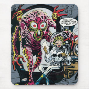 Space Adventures #12 Funny 50s Retro Sci Fi Comic Mouse Mat