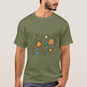 Space Aesthetic Cosmic Galaxy Stars T-Shirt