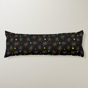 Space Age Atomic Retro Dot Custom Colours Body Cushion