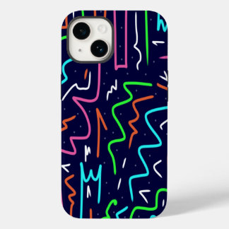 Space Age Maze Abstract Print Case-Mate iPhone 14 Case
