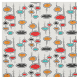 Space Age Ovals  Fabric