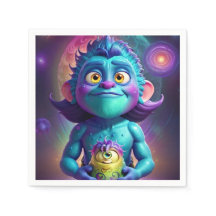 Space Alien & Friend 