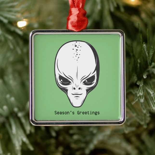Space Alien Metal Tree Decoration (Tree)