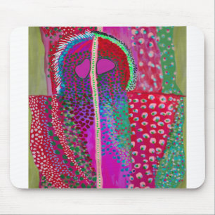 Space Alien Party Animal Mouse Mat
