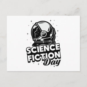 Space Alien Science Fiction Day Science Stars Gift Postcard