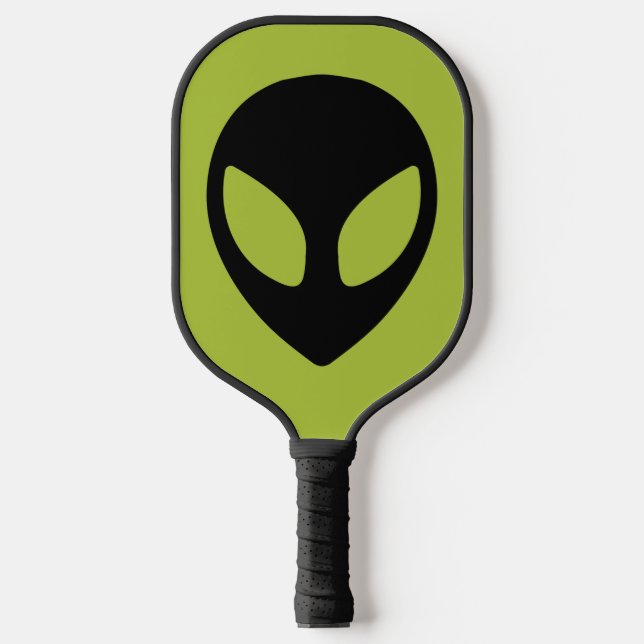 Space Alien Science Fiction Extraterrestrial Pickleball Paddle (Front)
