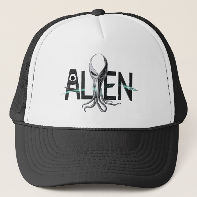 Space Alien Text Hat (Front)