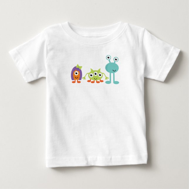 Space Aliens Baby T-Shirt (Front)