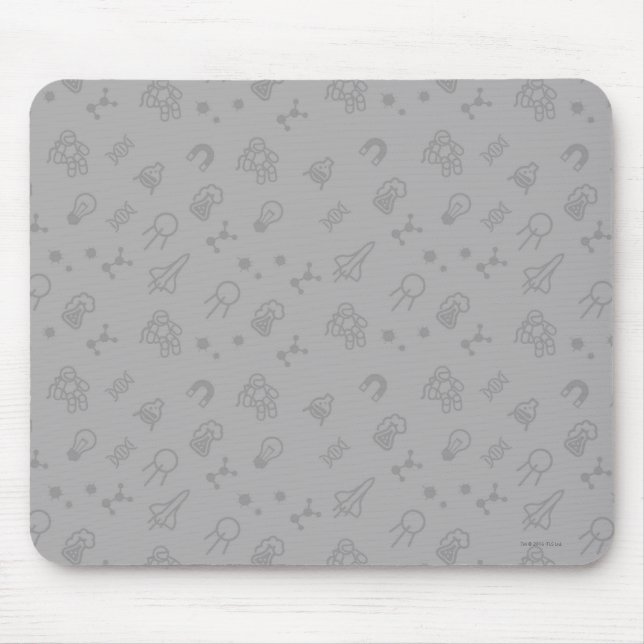 Space And Science Doodles Mouse Mat (Front)