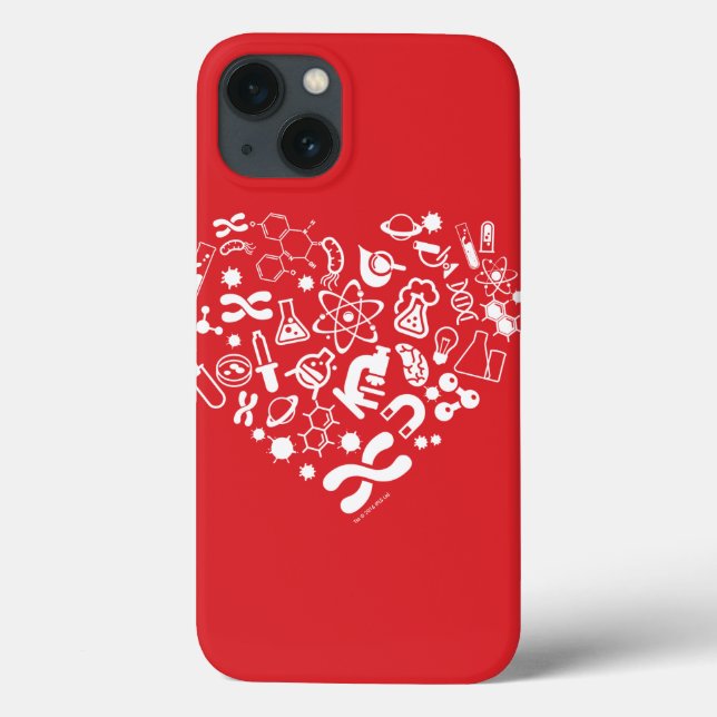 Space And Science Heart Case-Mate iPhone Case (Back)