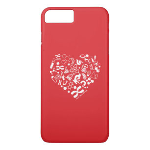 Space And Science Heart iPhone 8 Plus/7 Plus Case