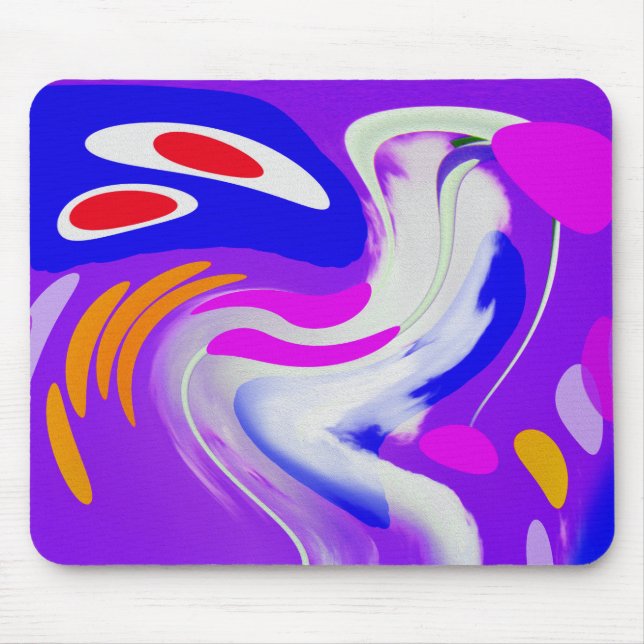 Space and time travel art mouse mat (Front)