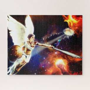 Space angel fantasy art jigsaw puzzle
