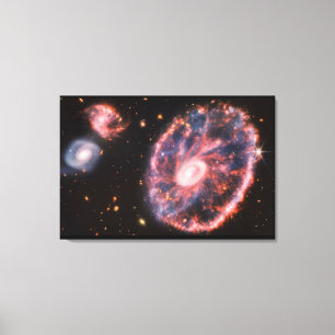 SPACE ART #34 Cartwheel Galaxy Canvas Print