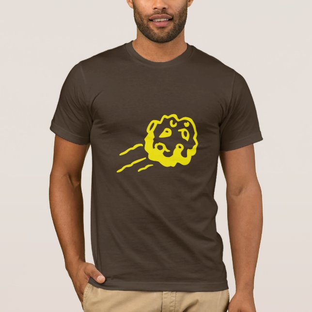 Space Asteroid Comet Tshirt - Geeky Science Tee (Front)