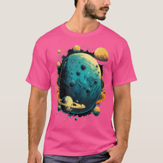 Space Astronaut Alien Rocket Astronomy Extraterres T-Shirt