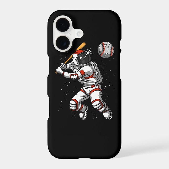 Space Astronaut Baseball Player Cosmic Planet (Back)