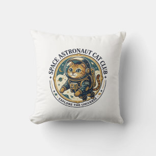 Space Astronaut Cat Cat Dad Gift Idea - Space Astr Cushion