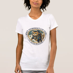 Space Astronaut Cat Cat Dad Gift Idea - Space Astr T-Shirt