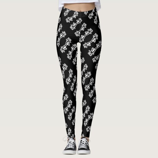 Space Astronaut Cosmonaut Cartoon back to school Leggings