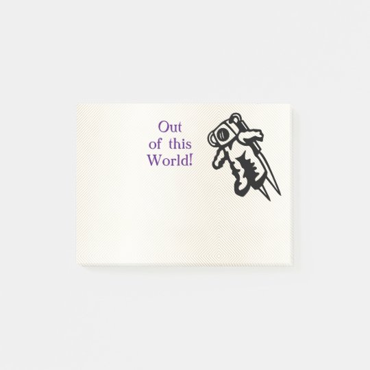 Space Astronaut Cosmonaut Encouragement Post-it Notes