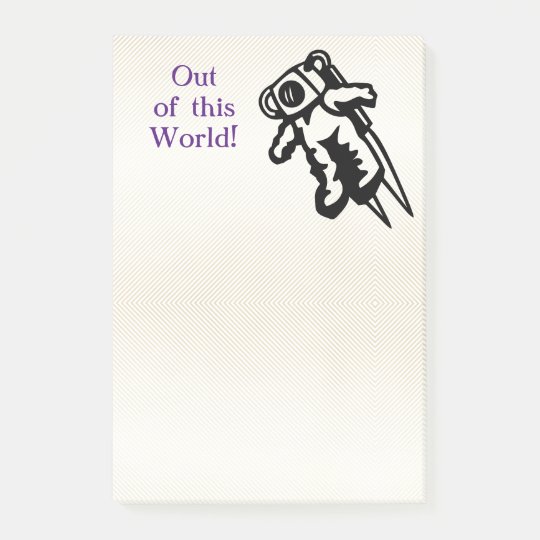 Space Astronaut Cosmonaut Encouragement Post-it Notes