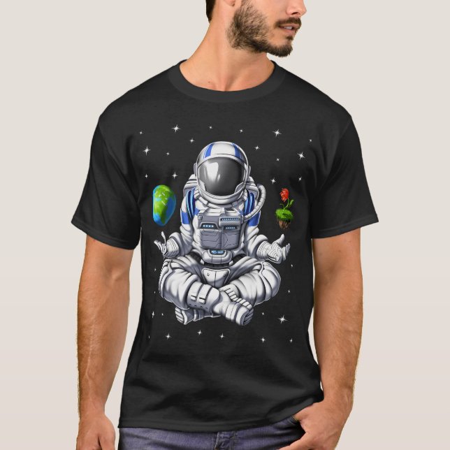 Space Astronaut Environmentalist T-Shirt (Front)